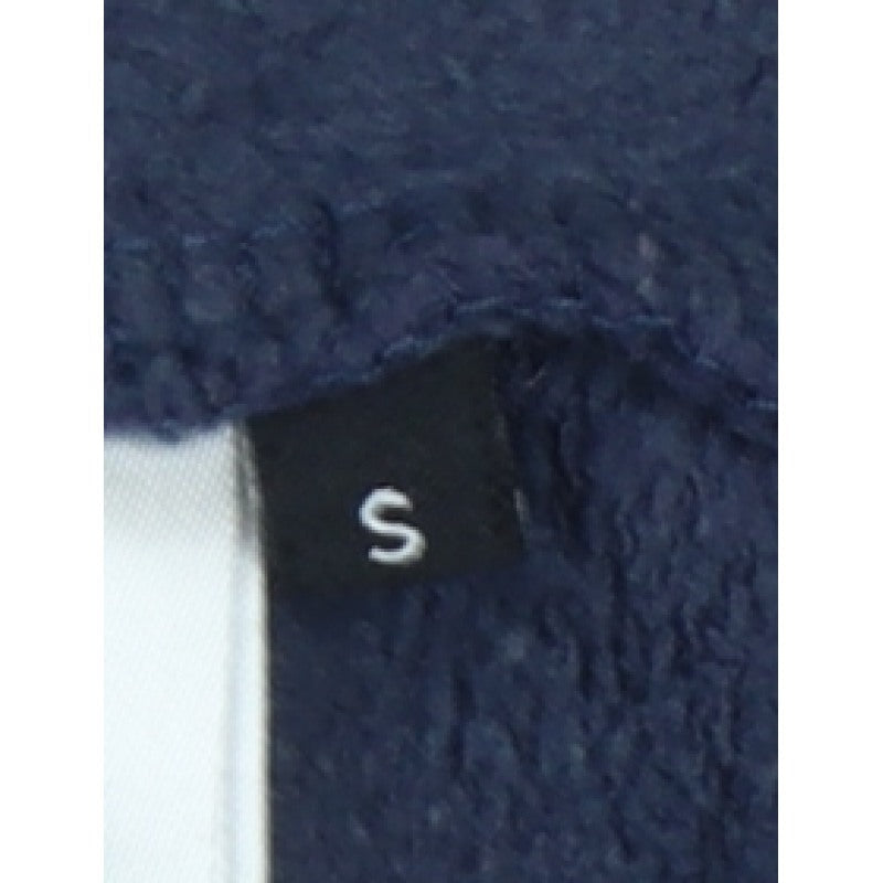 Napapijri Men’s Navy Blue S Half Zip Logo Fleece Sweatshirt