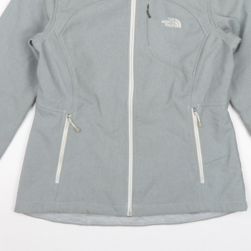 The North Face Women Blue L Softshell Full Zip Outdoor Jacket