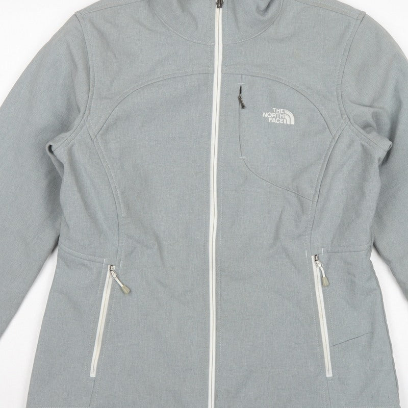 The North Face Women Blue L Softshell Full Zip Outdoor Jacket