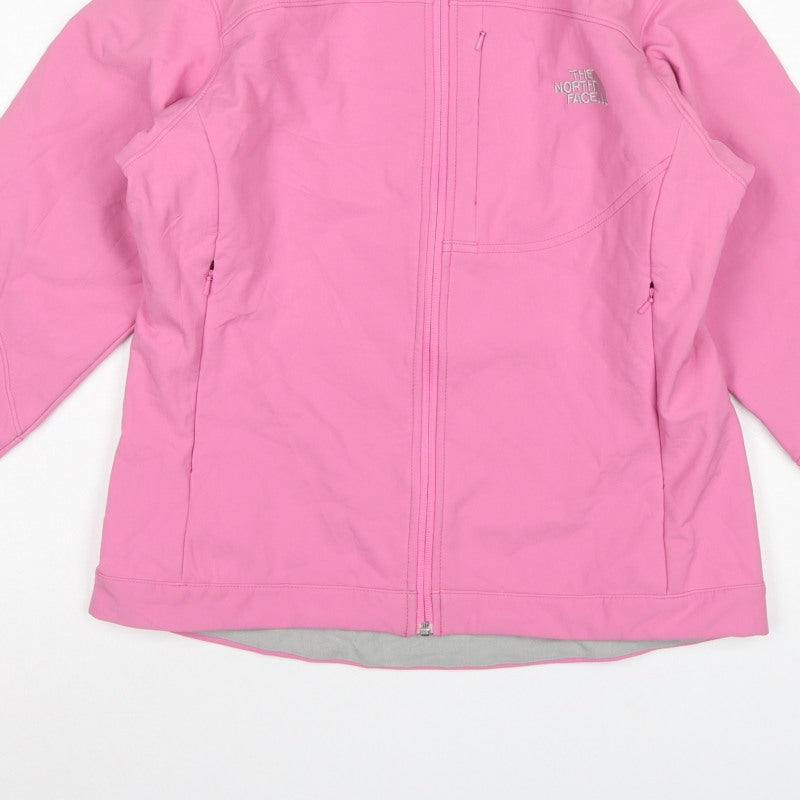 The North Face Women Pink M Apex Soft Shell Full Zip Jacket