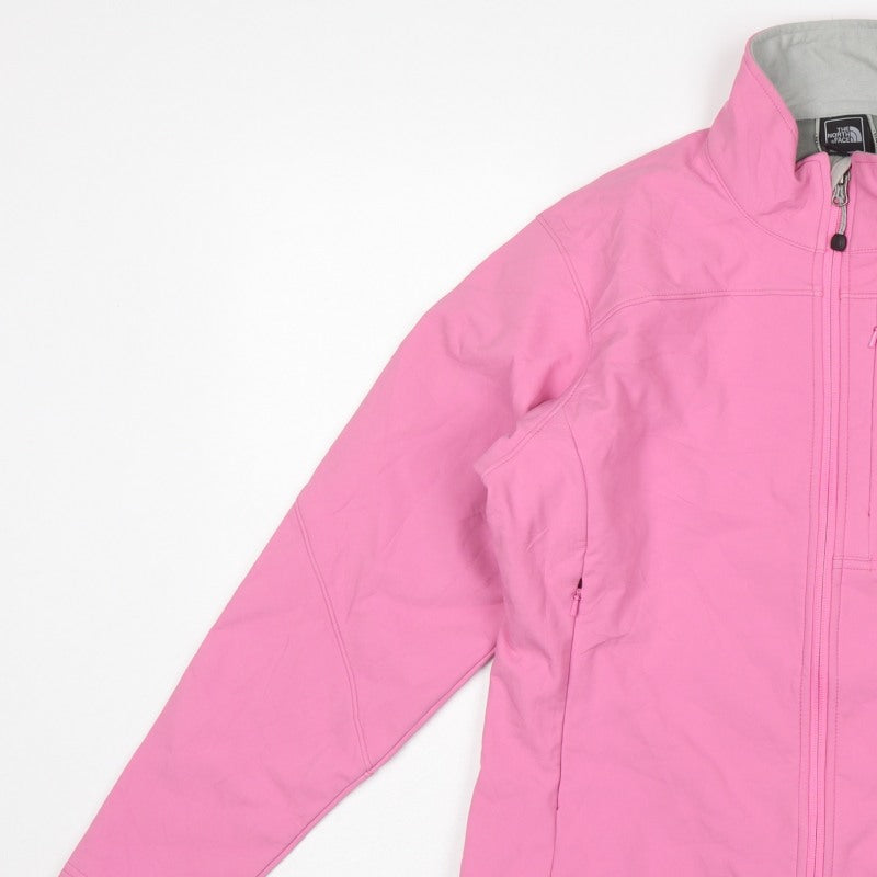 The North Face Women Pink M Apex Soft Shell Full Zip Jacket