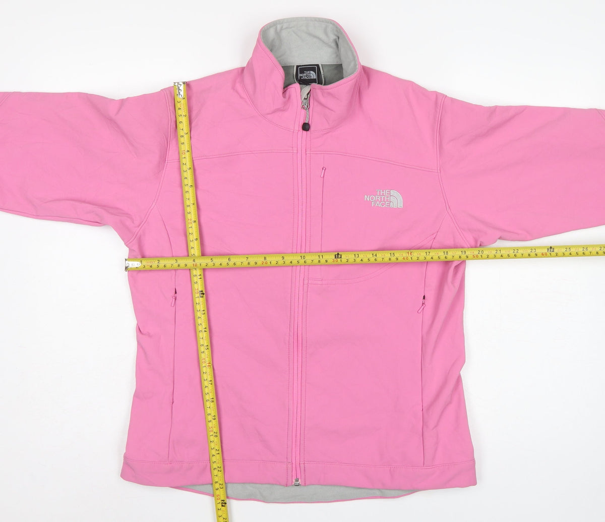 The North Face Women Pink M Apex Soft Shell Full Zip Jacket