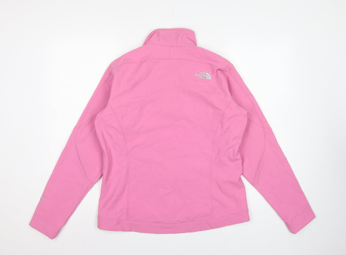 The North Face Women Pink M Apex Soft Shell Full Zip Jacket