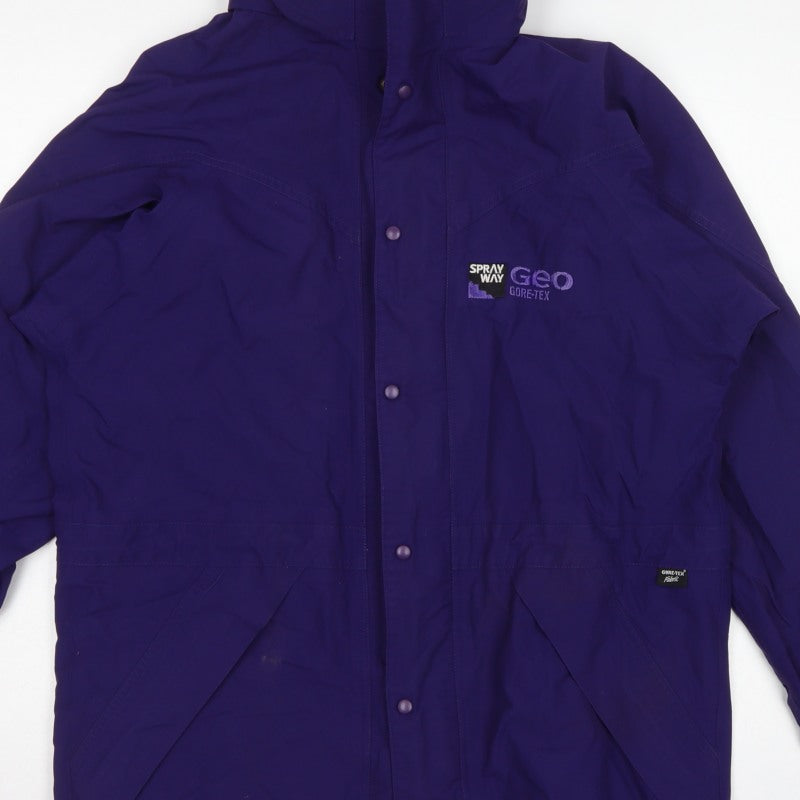 Sprayway Men’s Purple M Gore-Tex Cheyenne Waterproof Outdoor Jacket