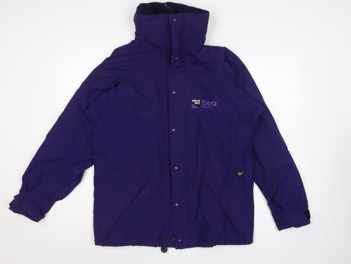 Sprayway Men’s Purple M Gore-Tex Cheyenne Waterproof Outdoor Jacket