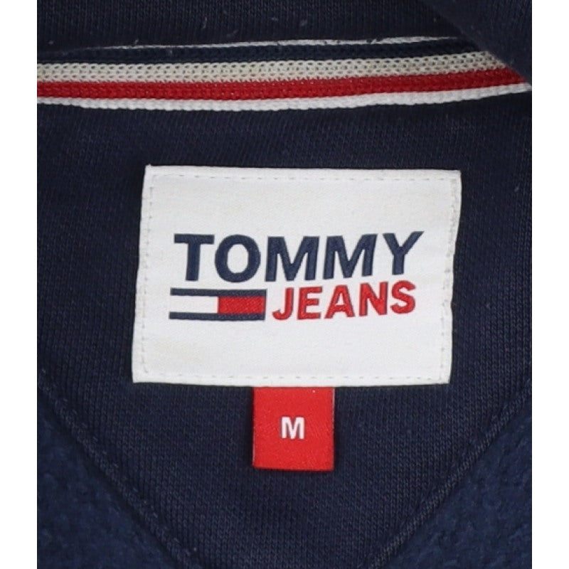 Tommy Jeans Men’s Blue M Pullover Hoodie Logo Fleece Kangaroo Pocket