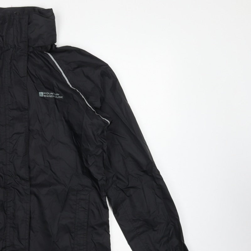 Mountain Warehouse Women’s Black UK 8 IsoDry Waterproof Rain Jacket