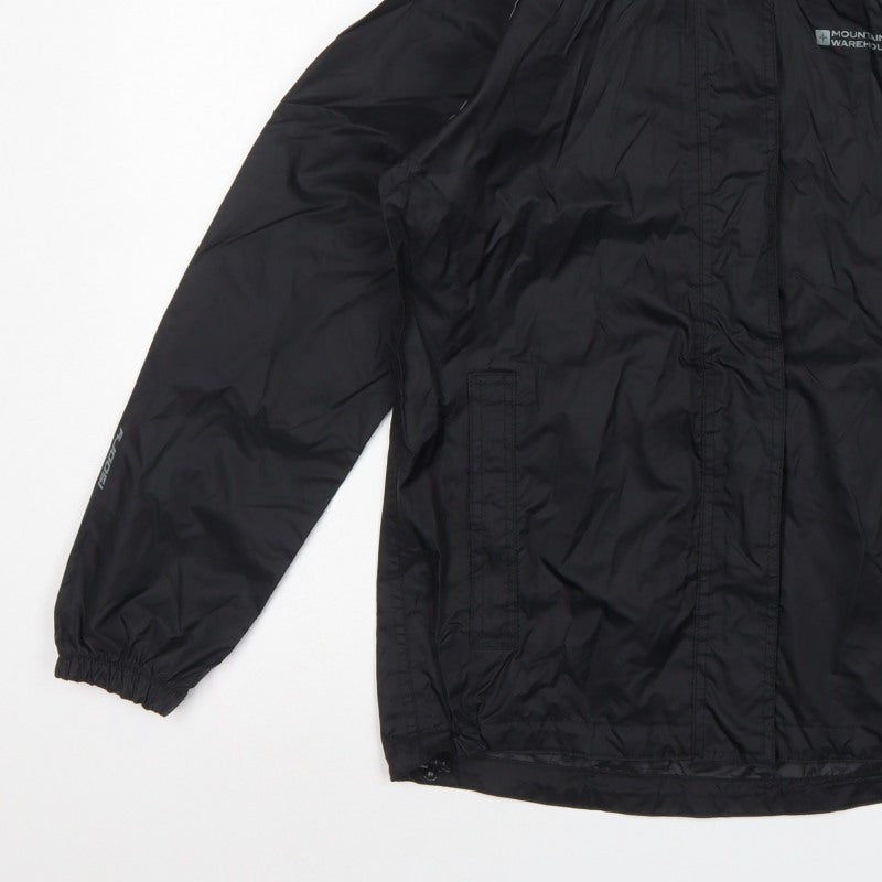 Mountain Warehouse Women’s Black UK 8 IsoDry Waterproof Rain Jacket