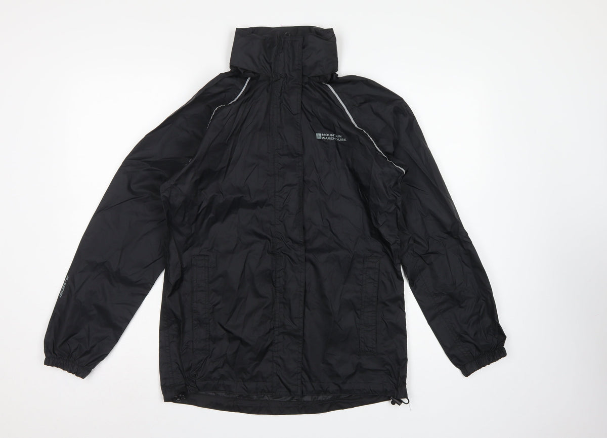 Mountain Warehouse Women’s Black UK 8 IsoDry Waterproof Rain Jacket