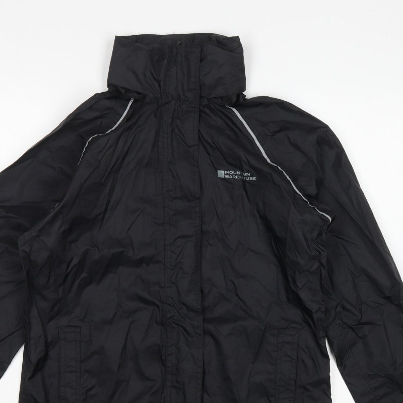Mountain Warehouse Women’s Black UK 8 IsoDry Waterproof Rain Jacket