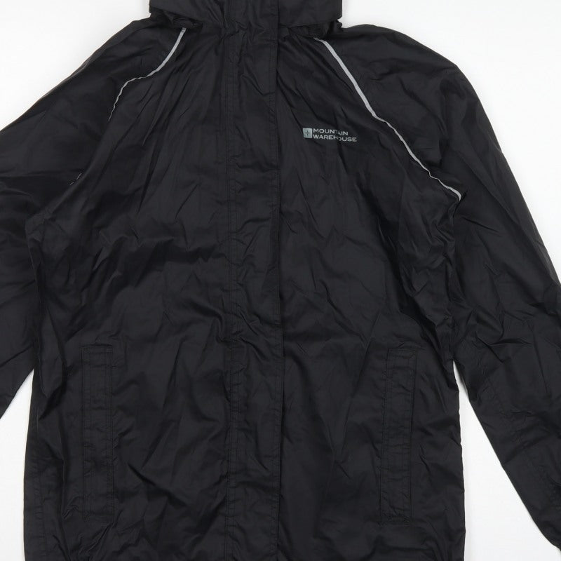 Mountain Warehouse Women’s Black UK 8 IsoDry Waterproof Rain Jacket