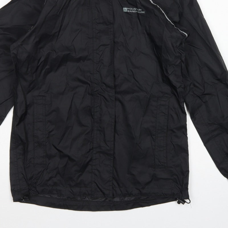 Mountain Warehouse Women’s Black UK 8 IsoDry Waterproof Rain Jacket