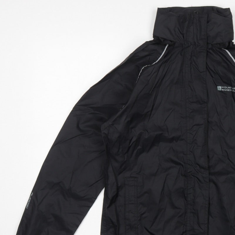 Mountain Warehouse Women’s Black UK 8 IsoDry Waterproof Rain Jacket