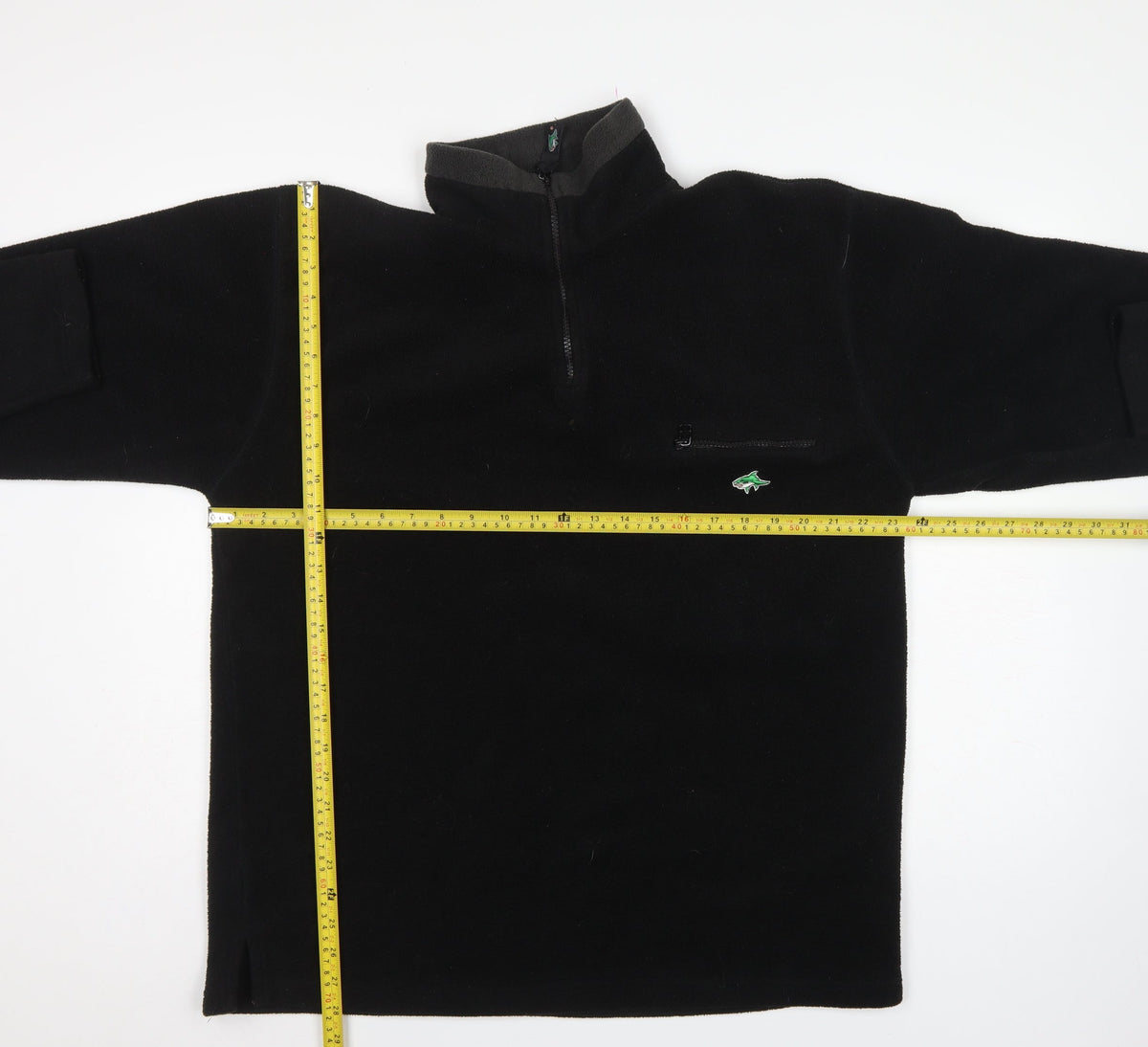 Leshark Men's Black L 1/4 Zip Fleece Pullover Sweatshirt