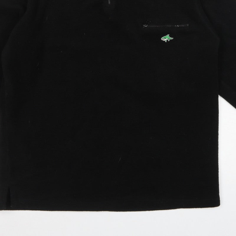 Leshark Men's Black L 1/4 Zip Fleece Pullover Sweatshirt