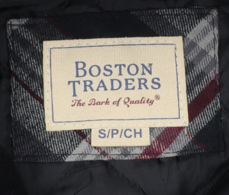 Boston Traders Men's Grey Plaid Hooded Jacket Size S Cotton Lined