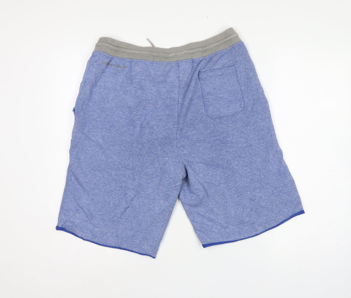 Under Armour Men's Blue L Loose Sweat Shorts Drawstring Pockets