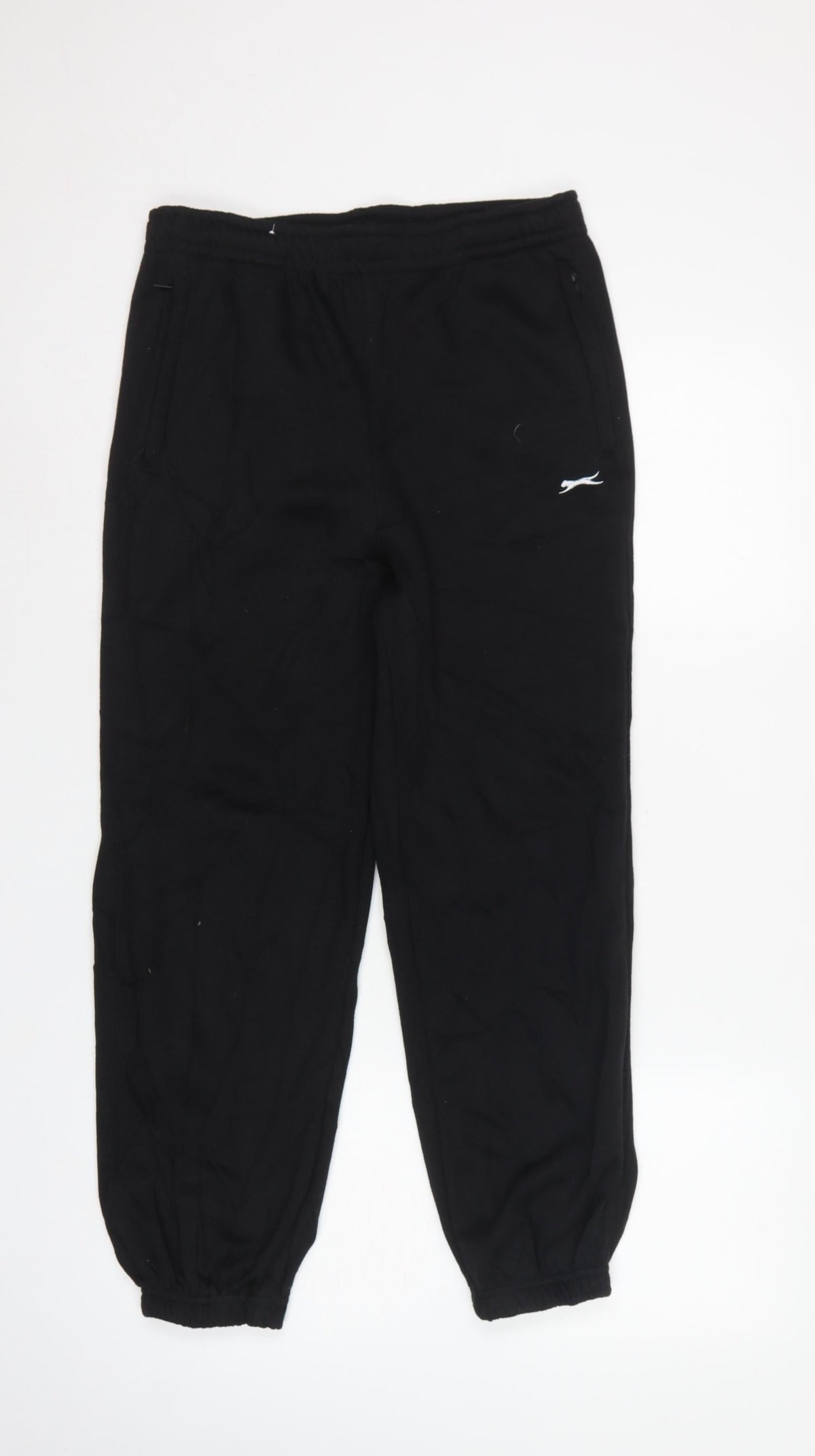 Slazenger Boys Black Jogger Trousers Age 13 Years Elastic Waist