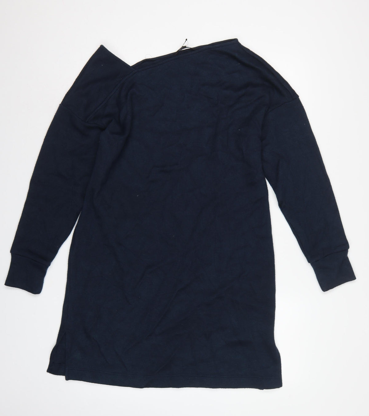 Next Women’s Navy Blue Size 14 Cowl Neck Knit Jumper Dress