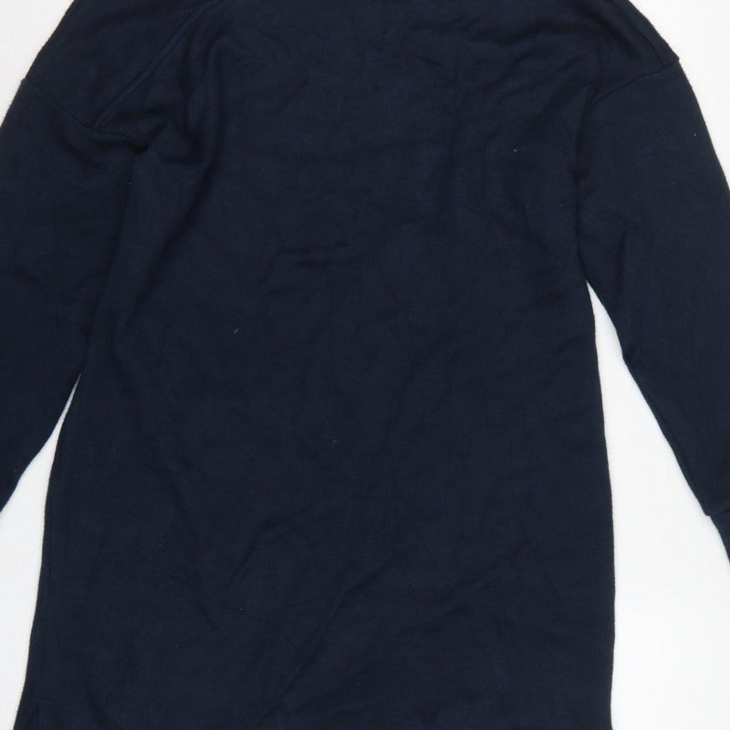 Next Women’s Navy Blue Size 14 Cowl Neck Knit Jumper Dress