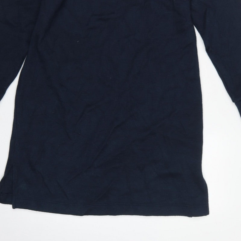 Next Women’s Navy Blue Size 14 Cowl Neck Knit Jumper Dress