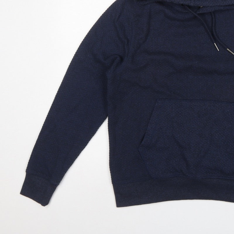 Next Men’s Navy Blue M Pullover Hoodie Drawstring Kangaroo Pocket