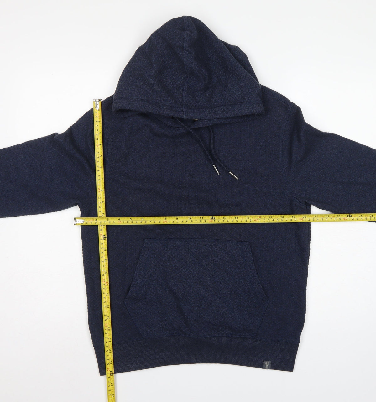 Next Men’s Navy Blue M Pullover Hoodie Drawstring Kangaroo Pocket