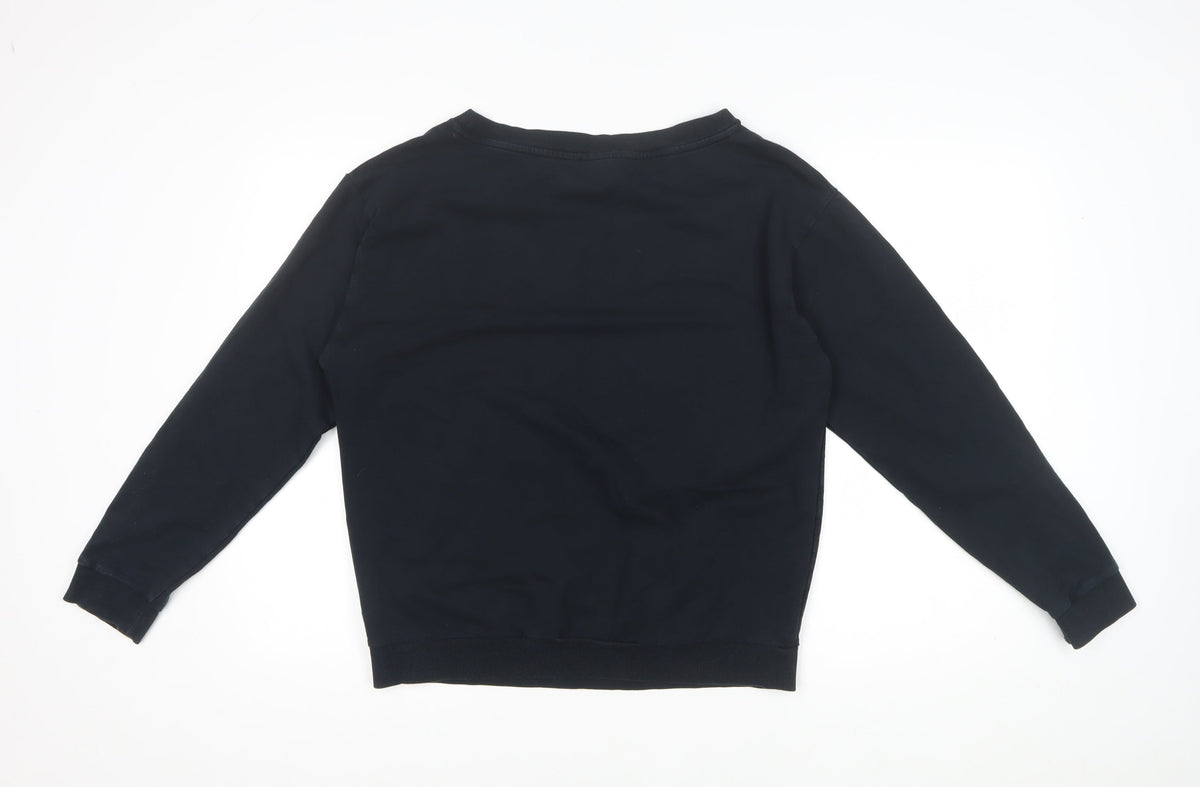 Adidas Women Black UK 12 Trefoil Pullover Basic Jacket