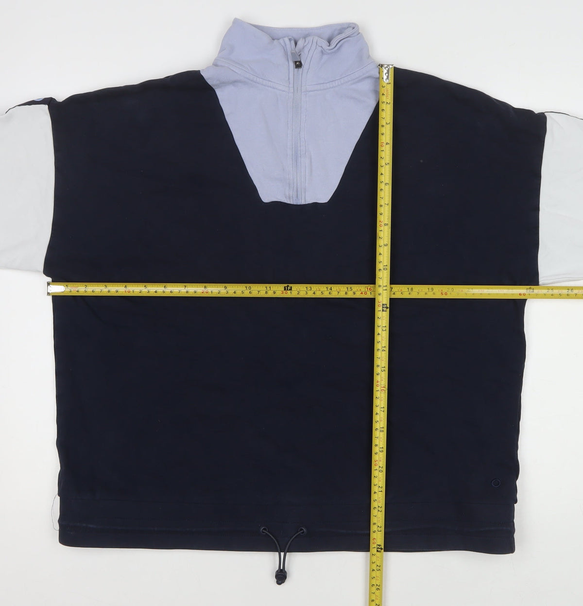 Marks and Spencer Goodmove Women’s Size 14 Blue Colourblock 1/2 Zip Sweatshirt