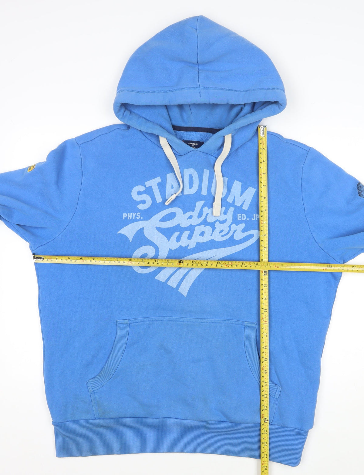 Superdry Men's Blue 2XL Pullover Graphic Stadium Hoodie