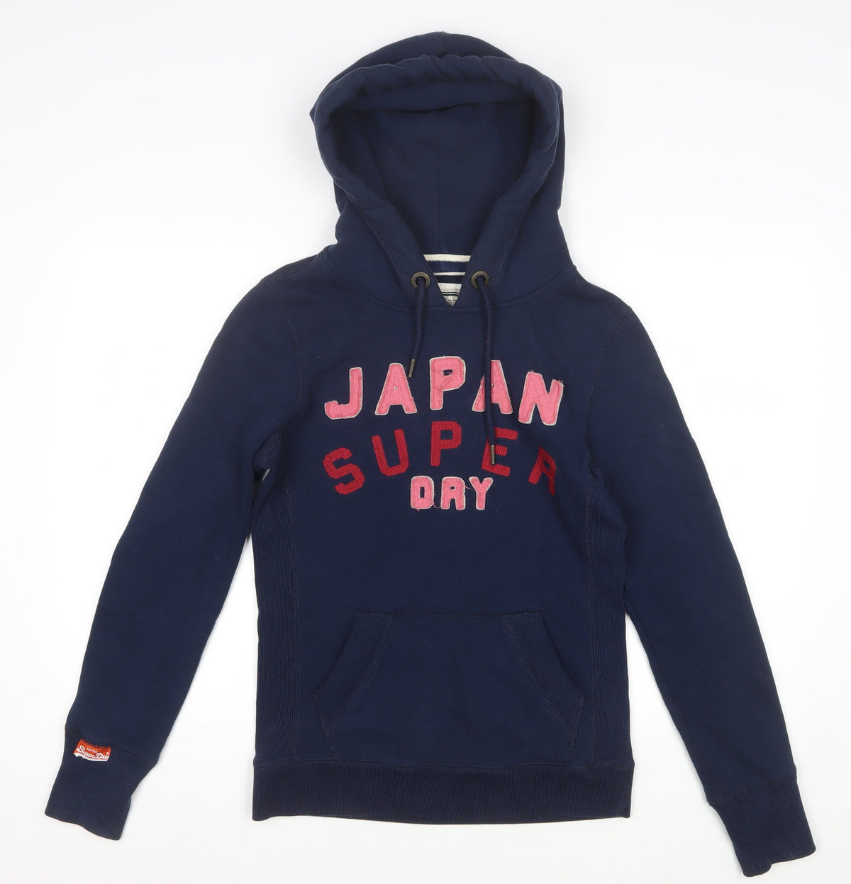 Superdry Women’s Blue Medium Japan Spirit Logo Pullover Hoodie