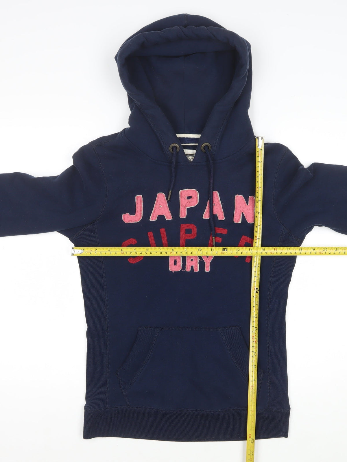Superdry Women’s Blue Medium Japan Spirit Logo Pullover Hoodie