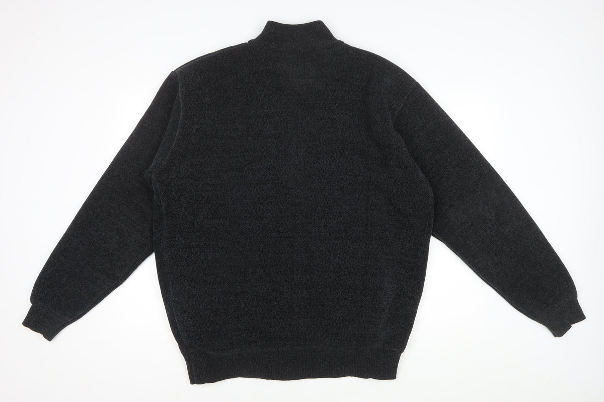 Charles Norton Men’s Black 2XL Fleece Full Zip Jacket