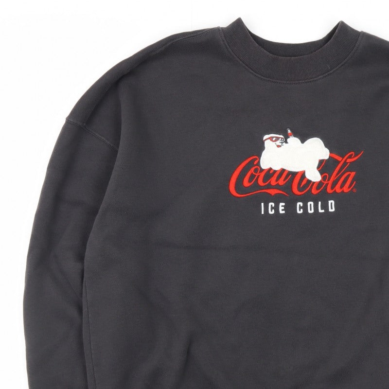Hollister Men’s Black M Coca-Cola Ice Cold Boxy Fit Sweatshirt