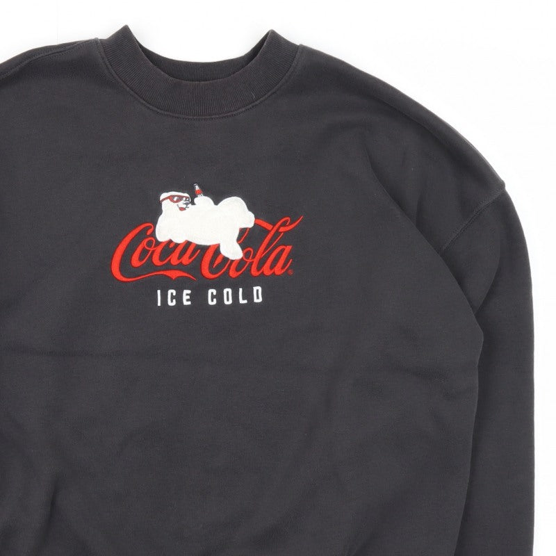 Hollister Men’s Black M Coca-Cola Ice Cold Boxy Fit Sweatshirt