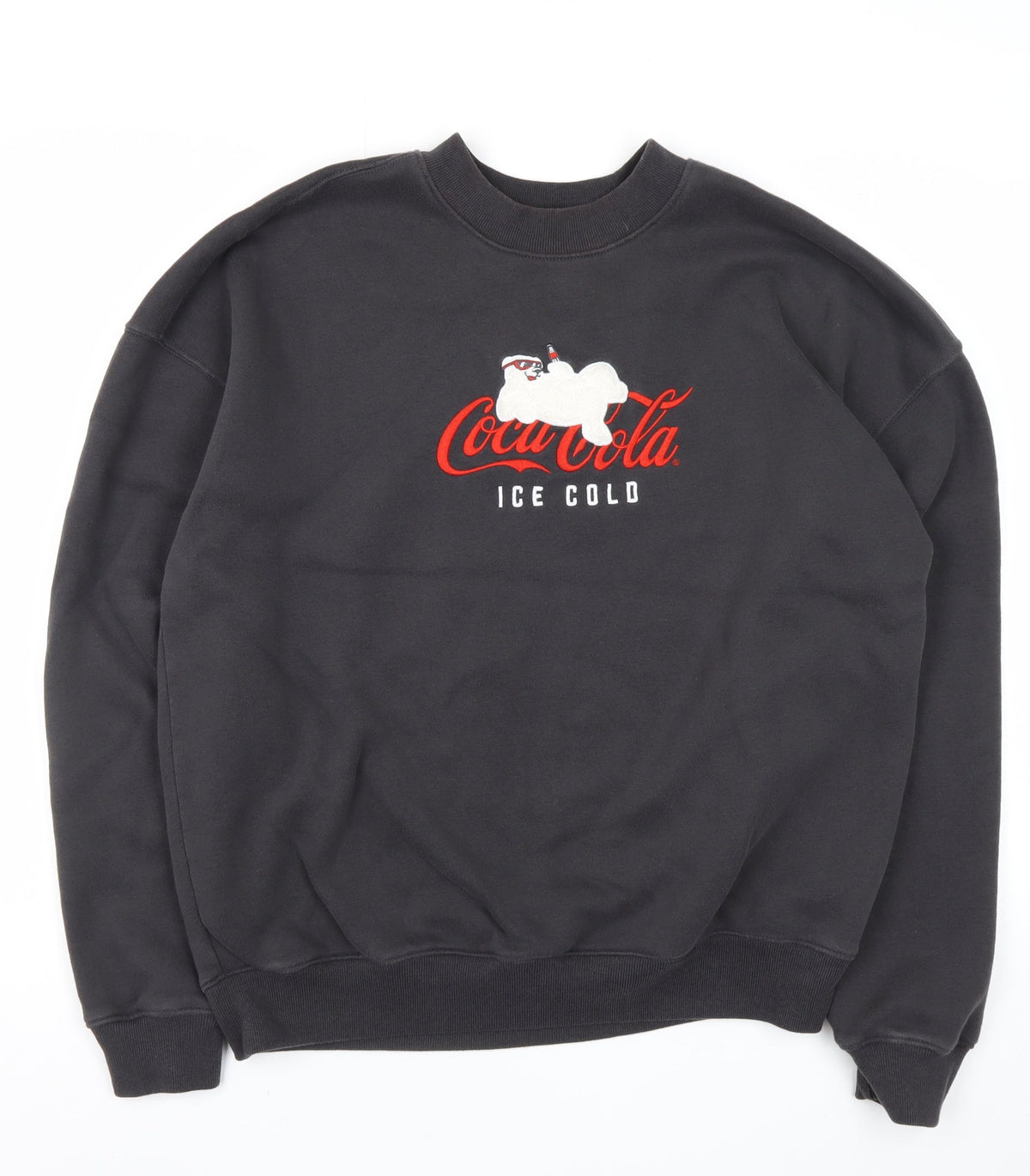 Hollister Men’s Black M Coca-Cola Ice Cold Boxy Fit Sweatshirt