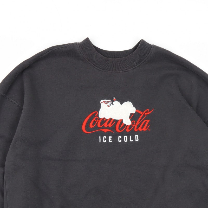 Hollister Men’s Black M Coca-Cola Ice Cold Boxy Fit Sweatshirt