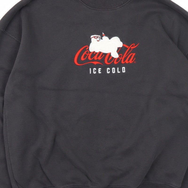 Hollister Men’s Black M Coca-Cola Ice Cold Boxy Fit Sweatshirt