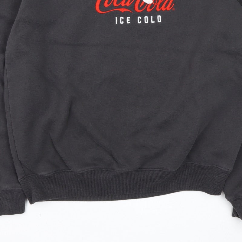 Hollister Men’s Black M Coca-Cola Ice Cold Boxy Fit Sweatshirt