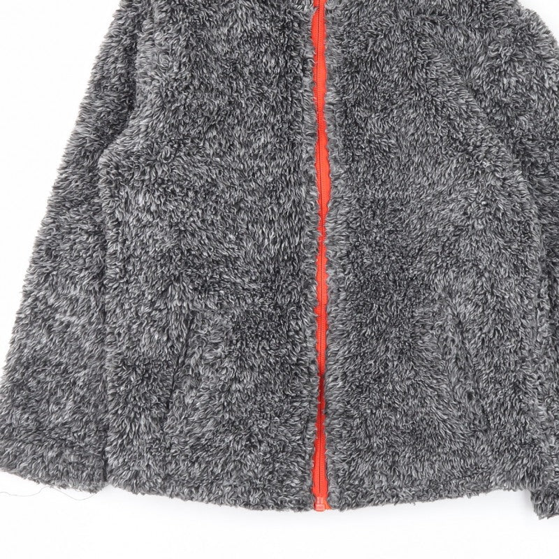 Mountain Warehouse Boys Grey Fleece Jacket 5-6 Years Full Zip Pockets
