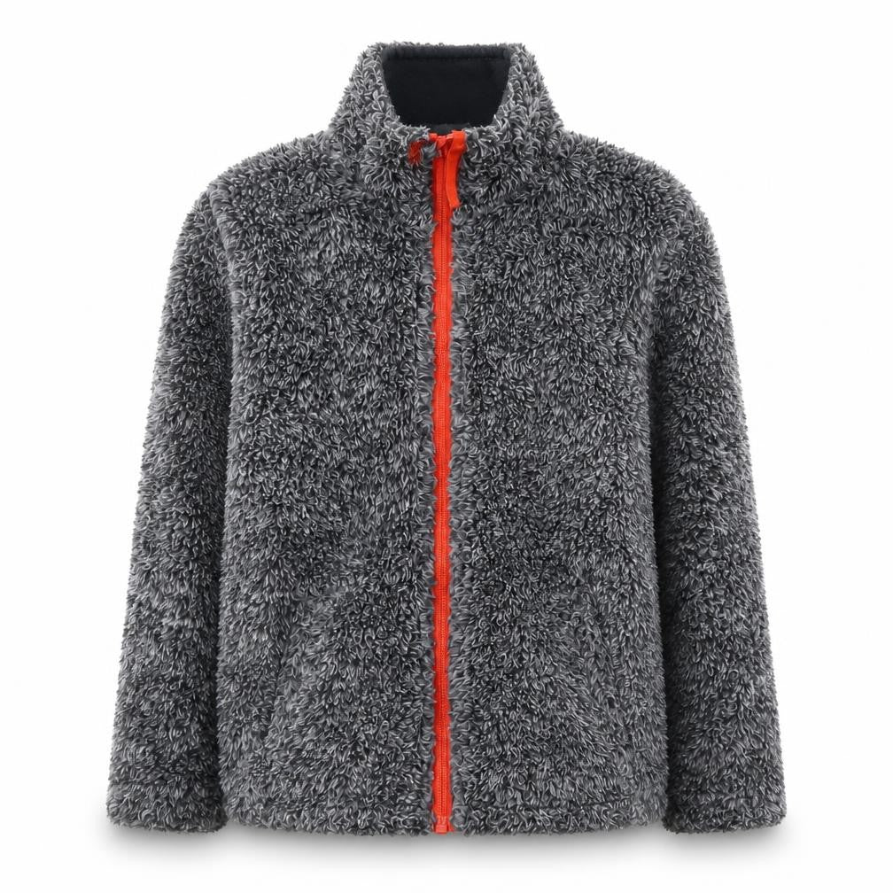 Mountain Warehouse Boys Grey Fleece Jacket 5-6 Years Full Zip Pockets