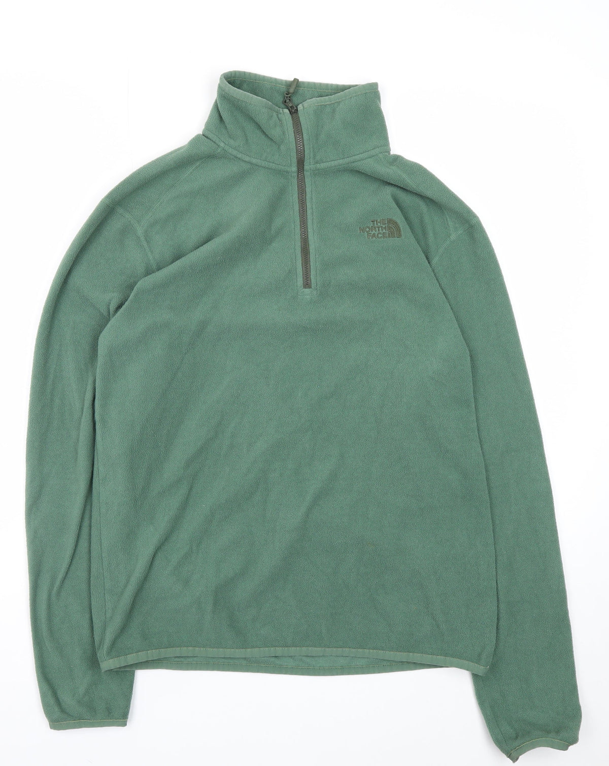 The North Face Men’s Green S 1/4 Zip Fleece Pullover Sweatshirt