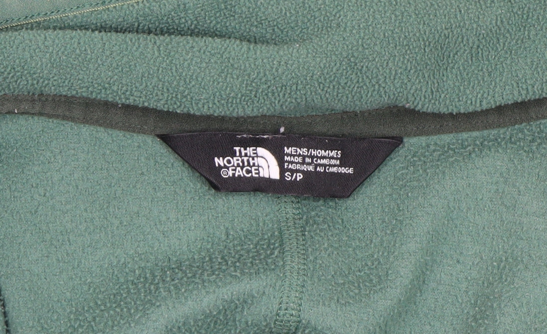 The North Face Men’s Green S 1/4 Zip Fleece Pullover Sweatshirt