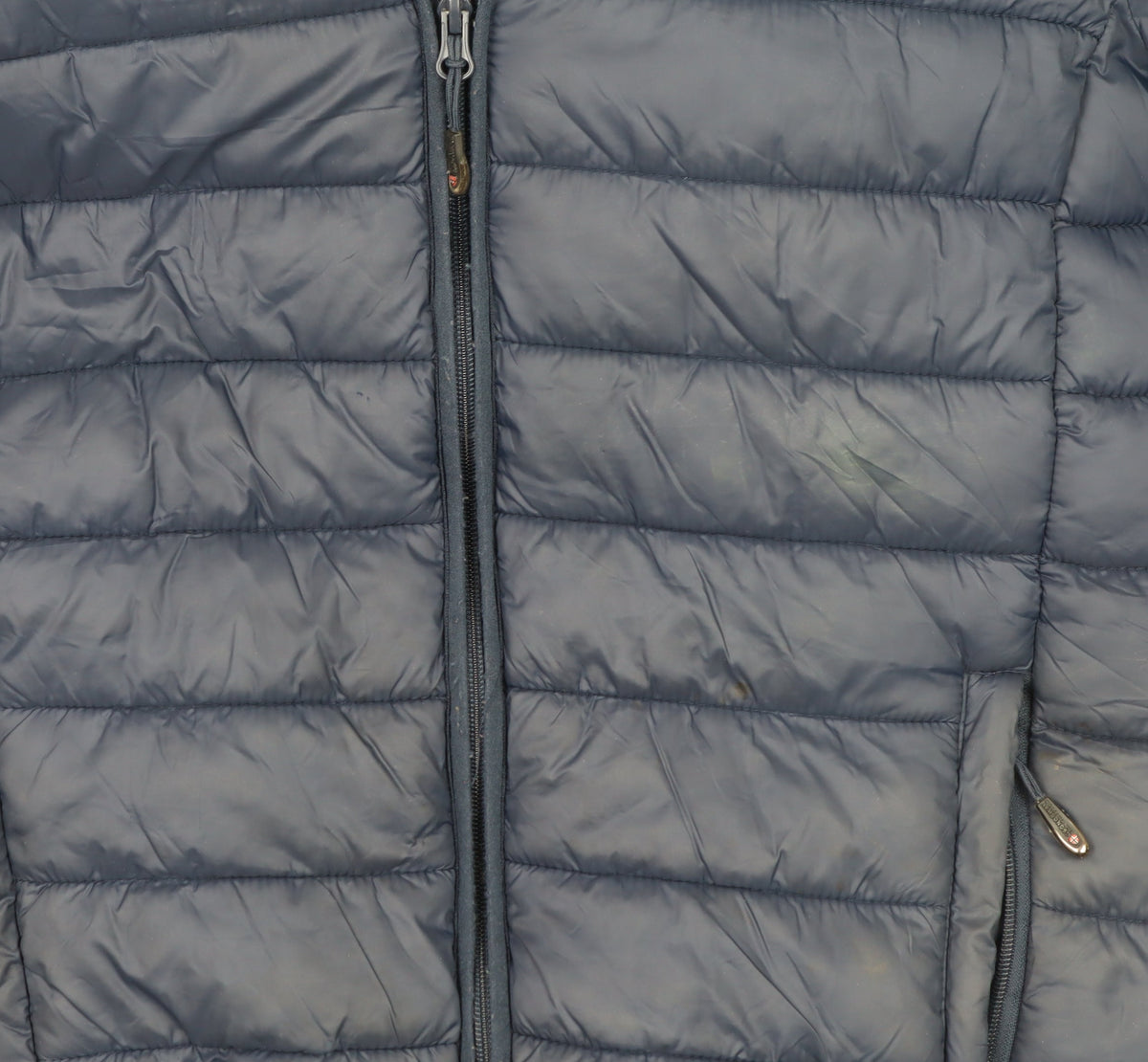 Geographical Norway Women’s Blue UK 14 Hooded Quilted Puffer Jacket