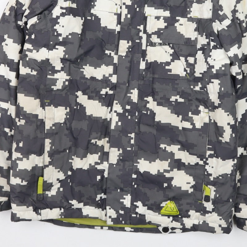 Dare 2b Boys Multicoloured 11-12 Years Ski Jacket Hooded Camo