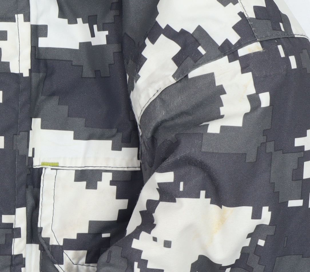 Dare 2b Boys Multicoloured 11-12 Years Ski Jacket Hooded Camo
