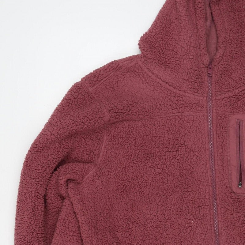 North Ridge Women’s Red UK 18 Hooded Sherpa Fleece Full Zip Jacket