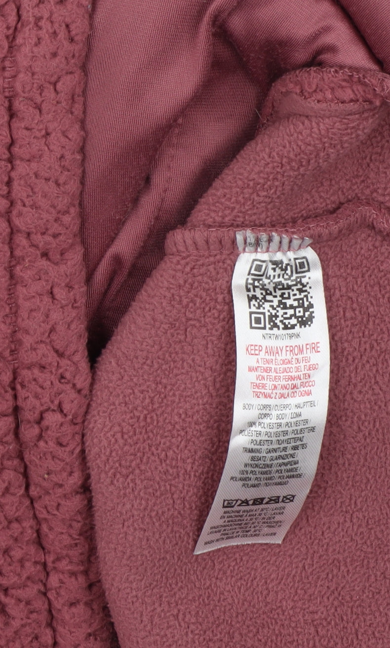 North Ridge Women’s Red UK 18 Hooded Sherpa Fleece Full Zip Jacket