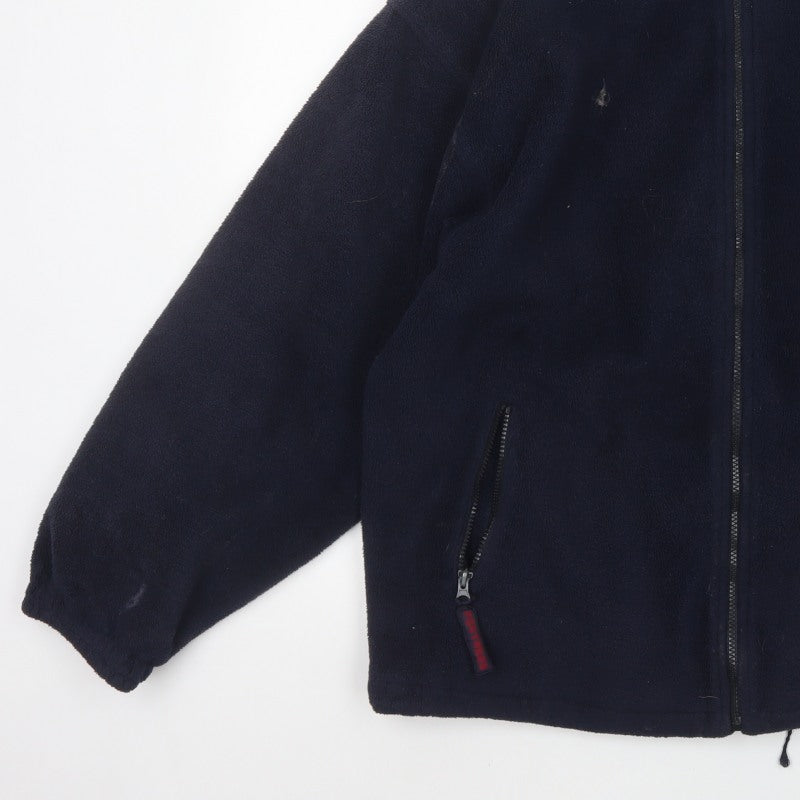 Fortress by Castle Mens Blue M Fleece Full Zip Outdoor Jacket