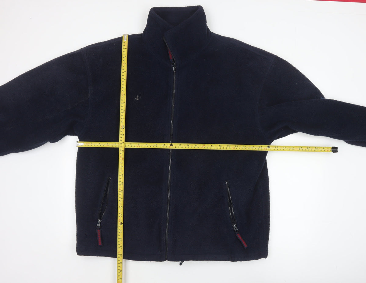 Fortress by Castle Mens Blue M Fleece Full Zip Outdoor Jacket